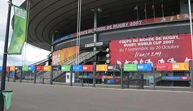 Doublet proveedor de la señalética de la Copa del Mundo de Rugby 2007